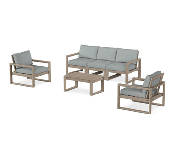 EDGE Sectional 4-Piece Deep Seating Set with Sofa