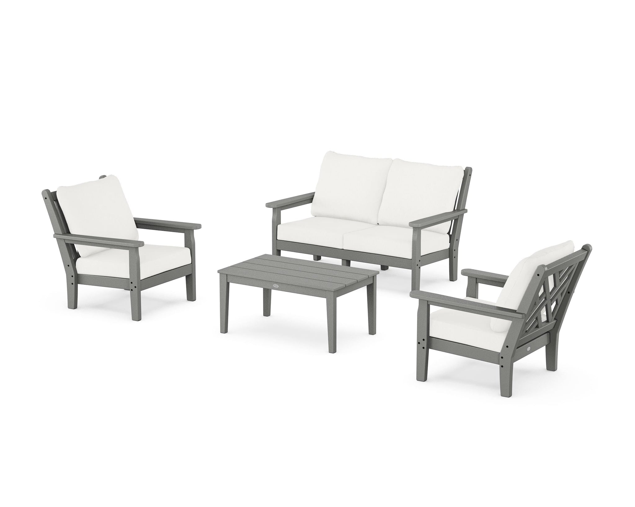 Chippendale 4-Piece Deep Seating Set with Loveseat