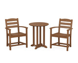 La Casa Café 3-Piece Round Bistro Dining Set