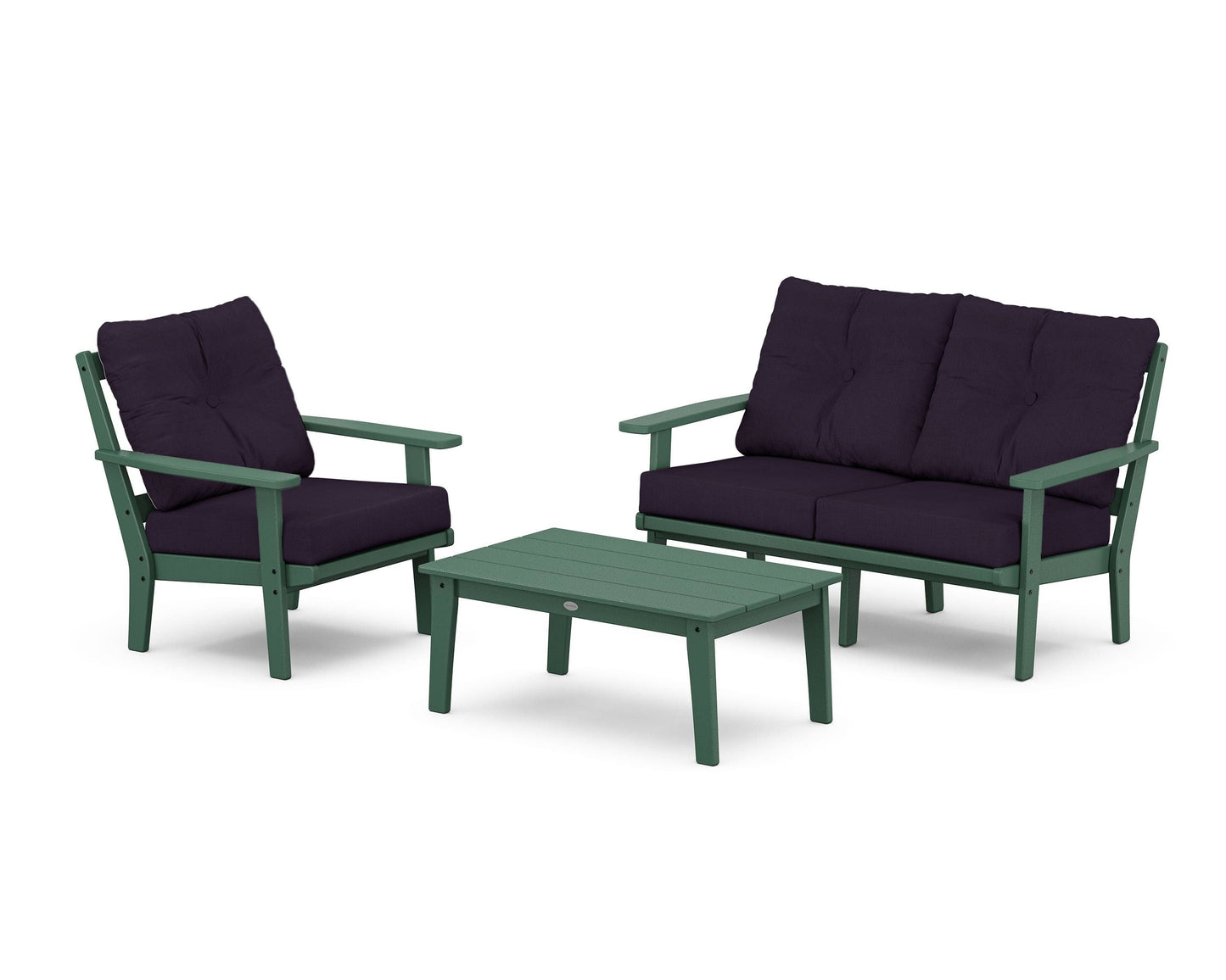 Prairie 3-Piece Deep Seating Set with Loveseat