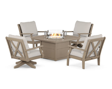 Braxton 5-Piece Deep Seating Set with Fire Table