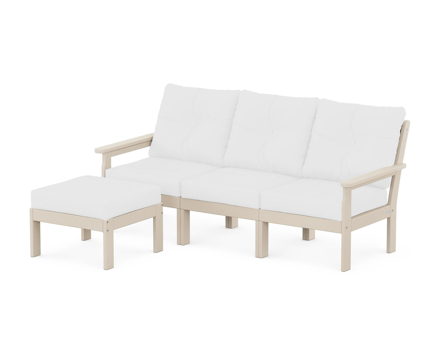 Vineyard 4-Piece Sectional with Ottoman