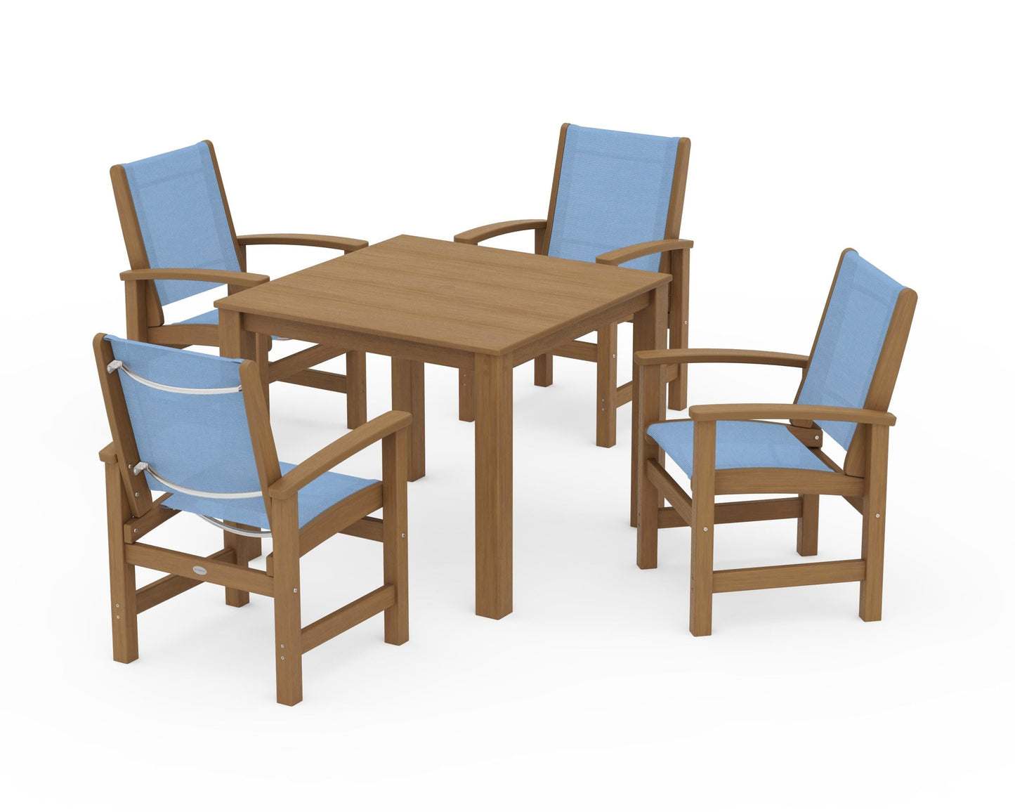 Coastal 5-Piece Parsons Dining Set