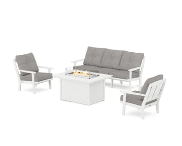 Mission Deep Seating Fire Pit Table Set