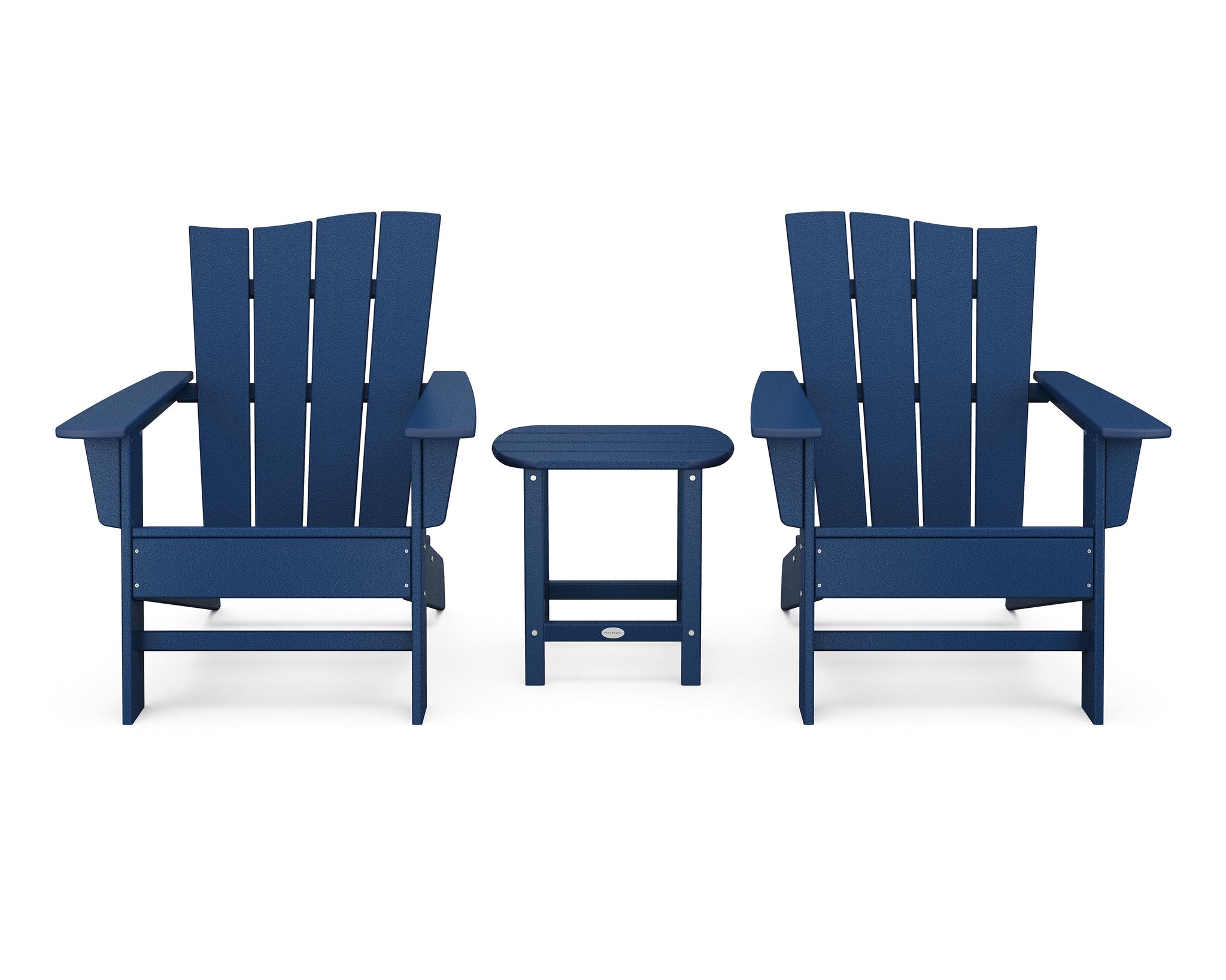 Wave 3-Piece Adirondack Chair Set