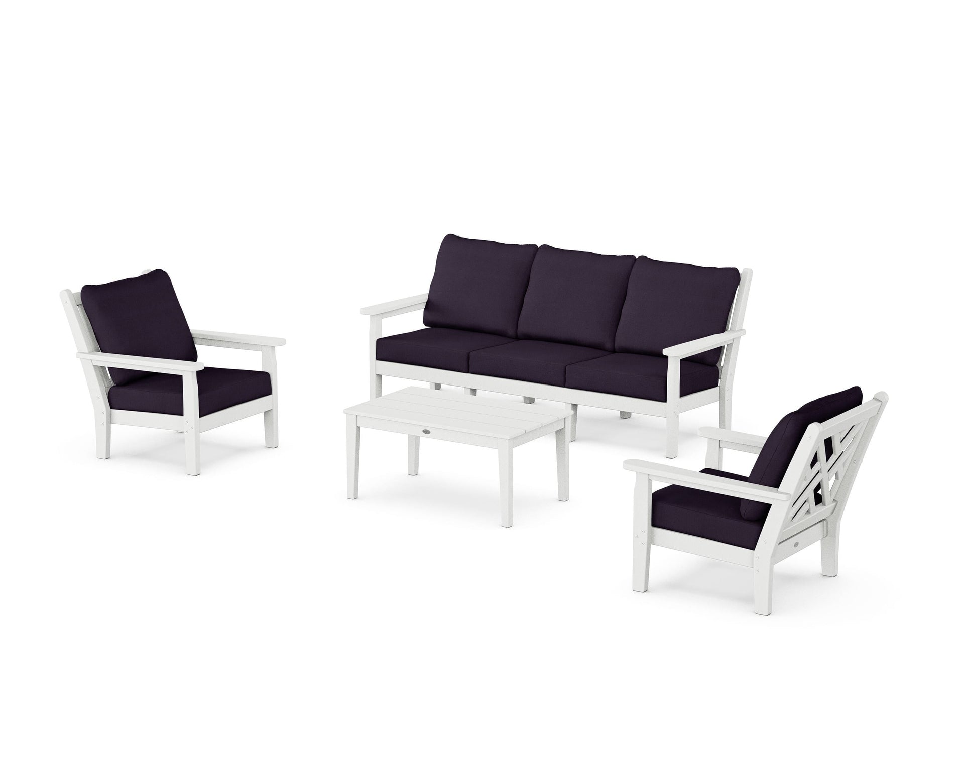 Chippendale 4-Piece Deep Seating Set with Sofa