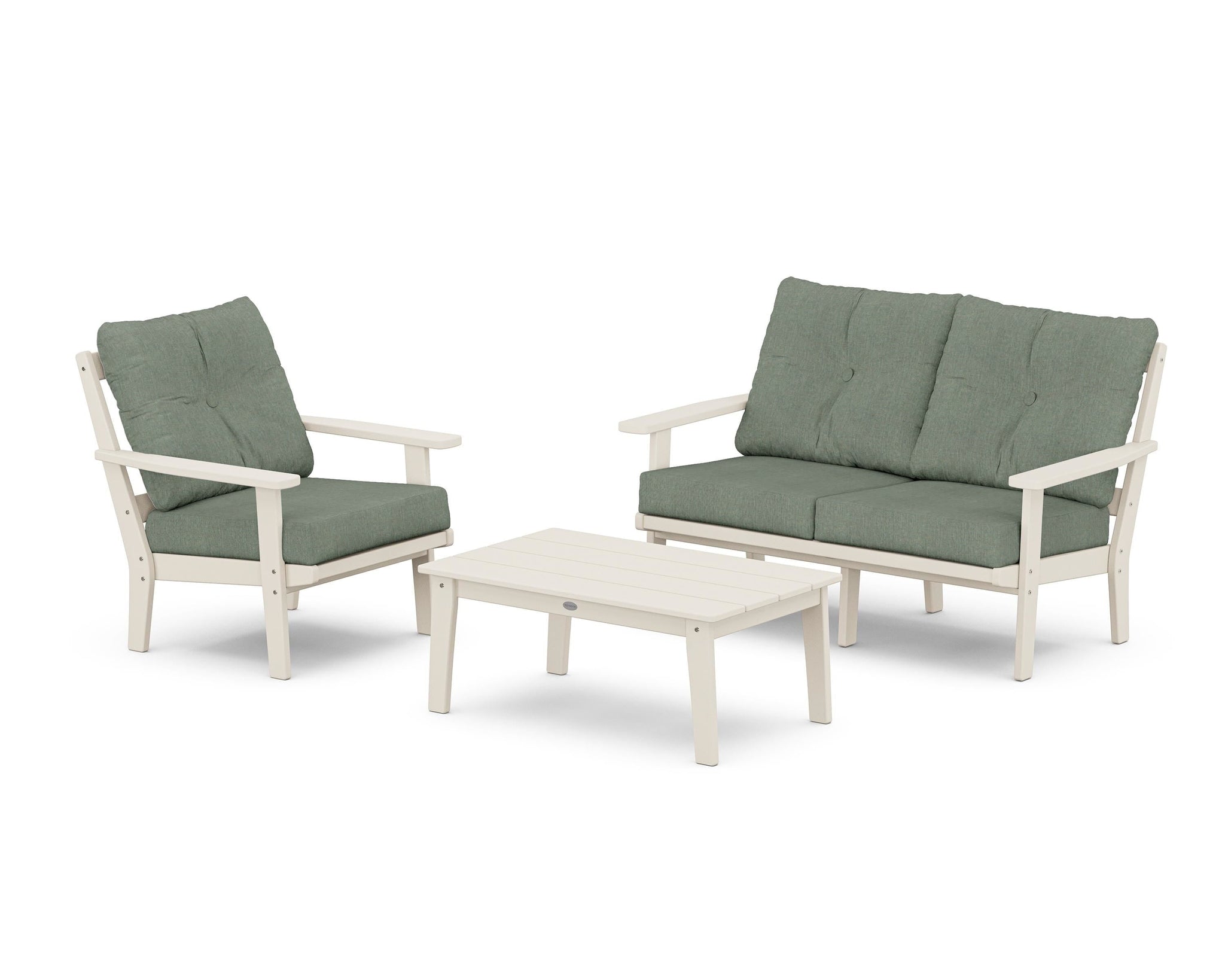 Prairie 3-Piece Deep Seating Set with Loveseat