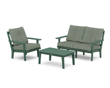 Oxford 3-Piece Deep Seating Set with Loveseat