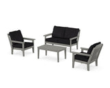 Cottage 4-Piece Deep Seating Set with Loveseat