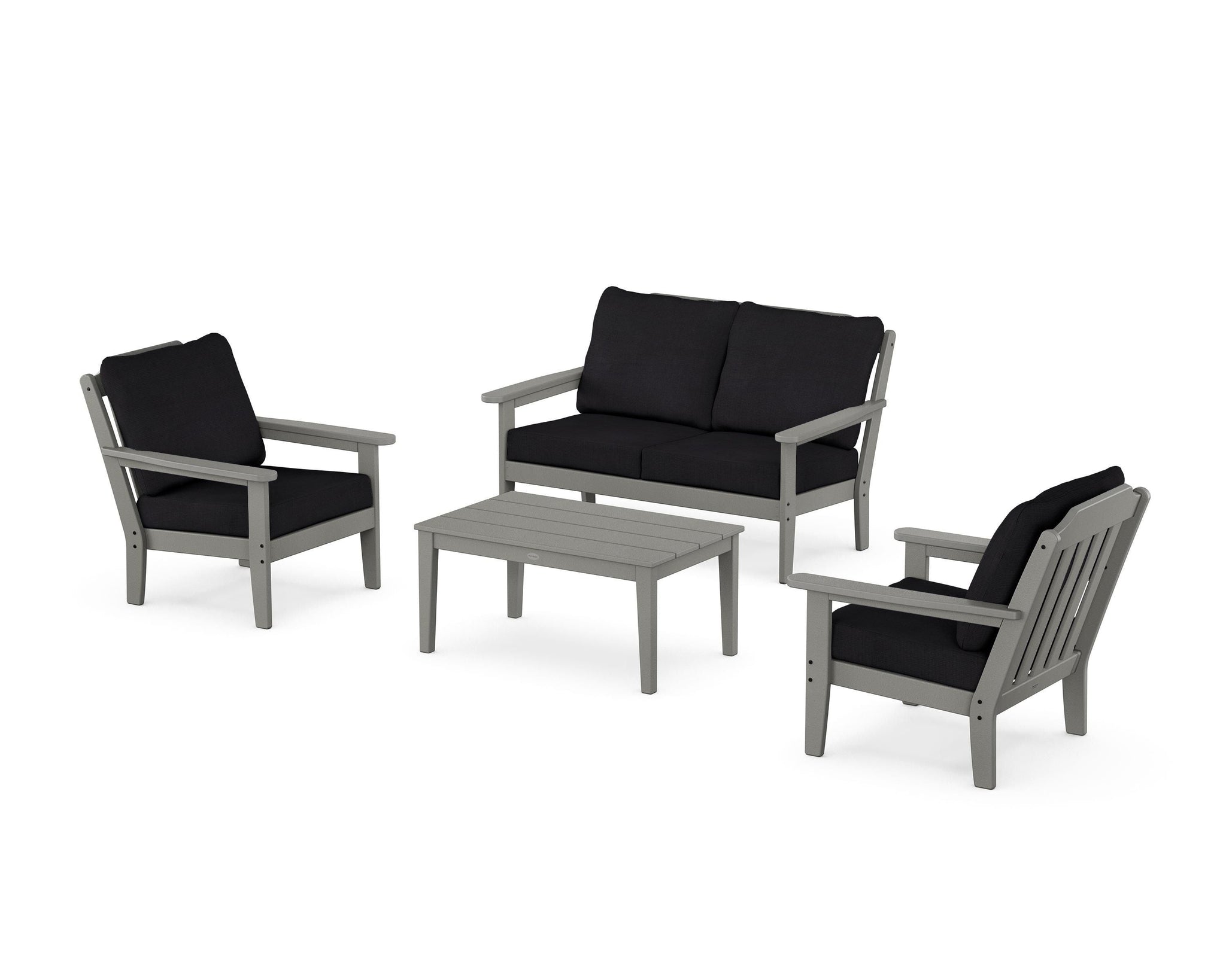 Cottage 4-Piece Deep Seating Set with Loveseat