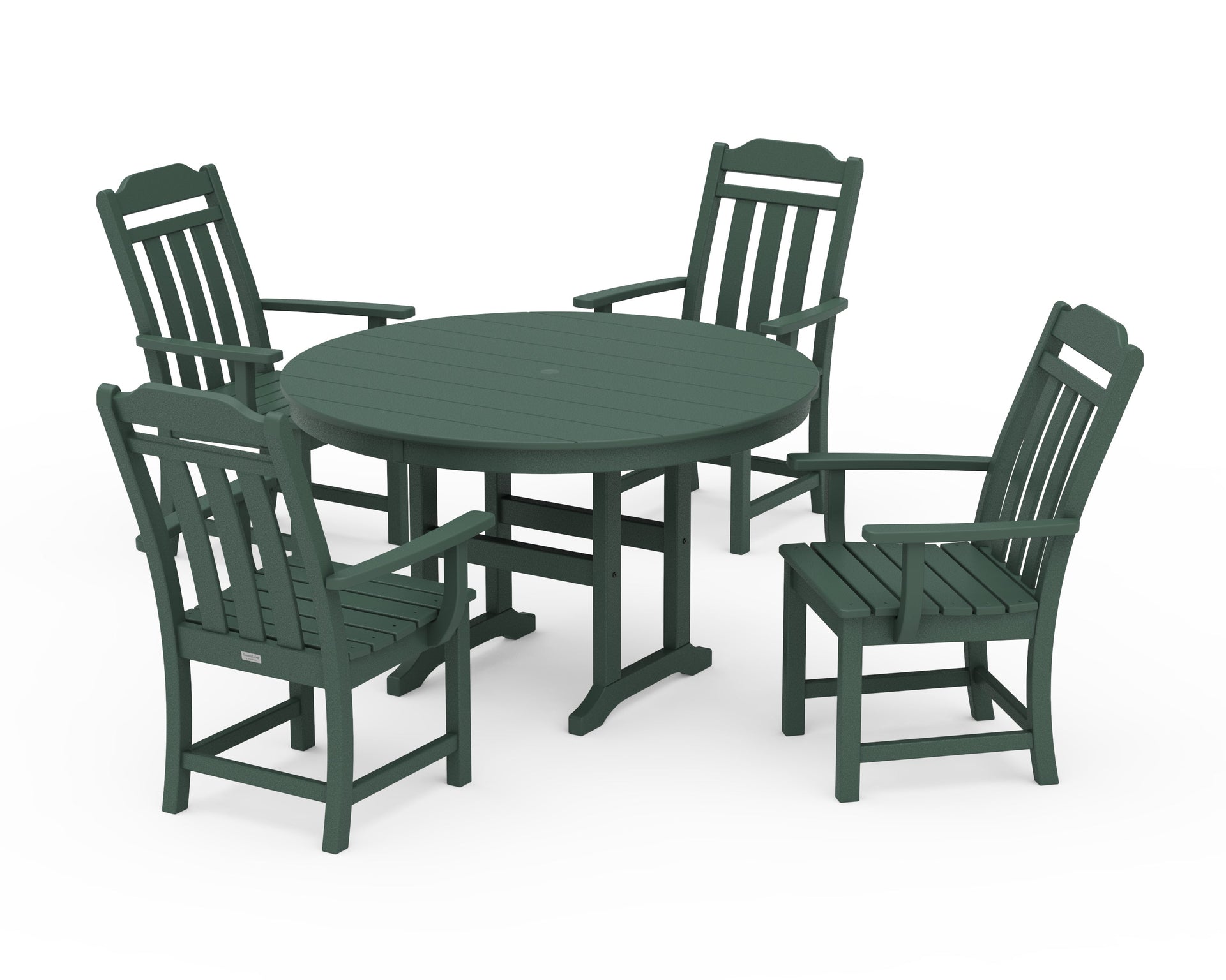 Cottage 5-Piece Round Farmhouse Dining Set