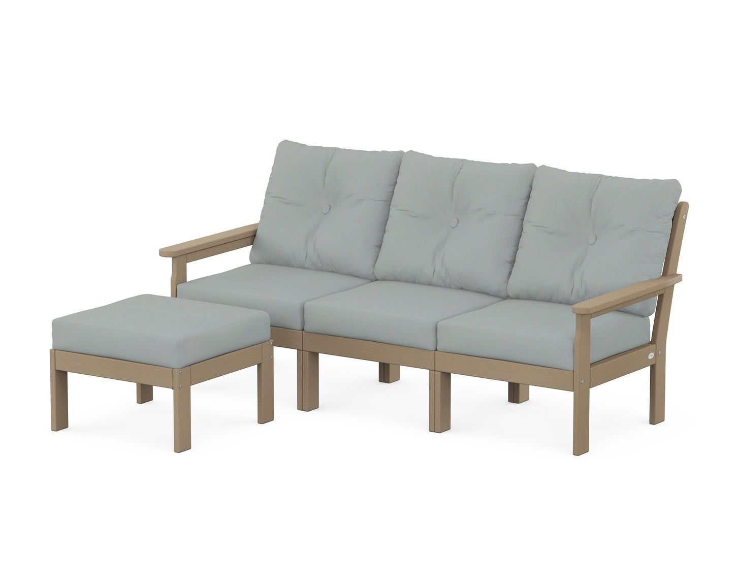 Vineyard 4-Piece Sectional with Ottoman