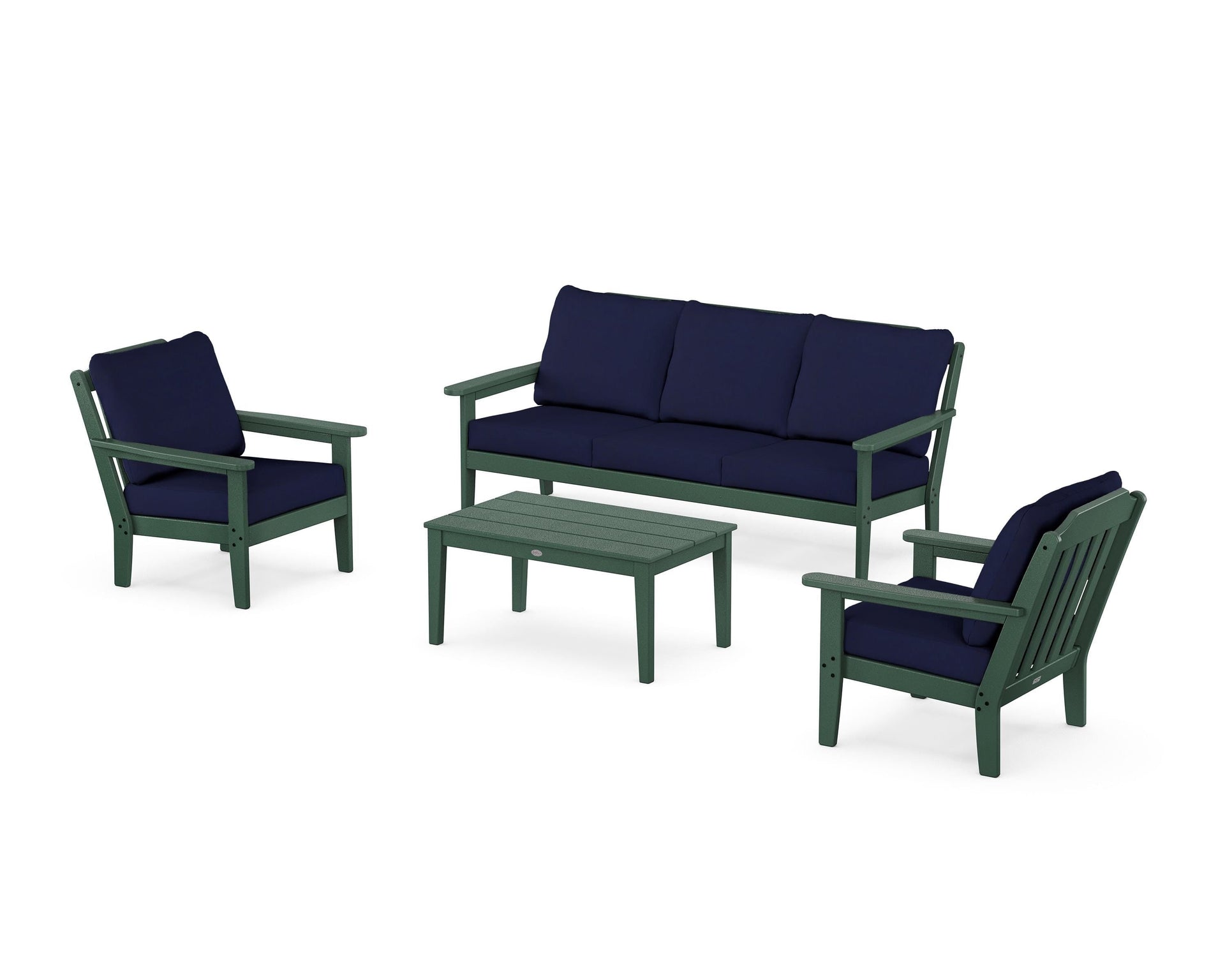Cottage 4-Piece Deep Seating Set with Sofa