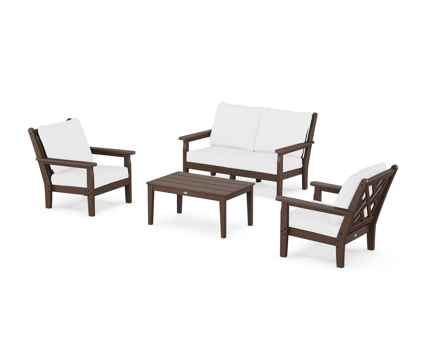 Chippendale 4-Piece Deep Seating Set with Loveseat