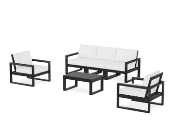 EDGE Sectional 4-Piece Deep Seating Set with Sofa