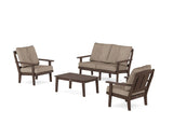 Mission 4-Piece Deep Seating Set with Loveseat