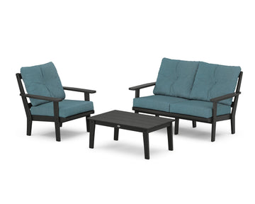 Oxford 3-Piece Deep Seating Set with Loveseat