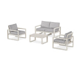 EDGE Sectional 4-Piece Deep Seating Set with Loveseat