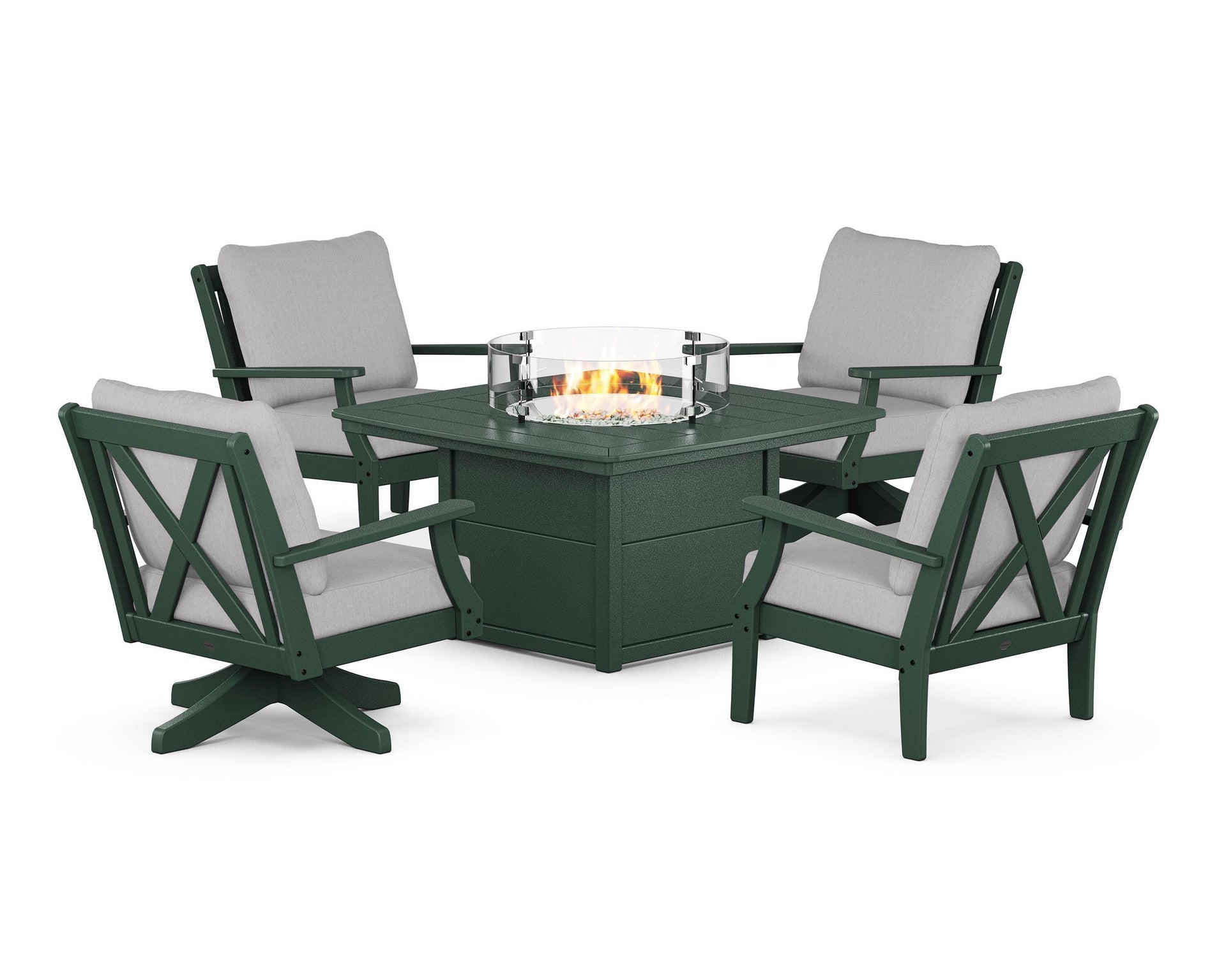 Braxton 5-Piece Deep Seating Set with Fire Table