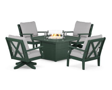 Braxton 5-Piece Deep Seating Set with Fire Table