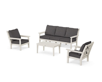 Chippendale 4-Piece Deep Seating Set with Sofa
