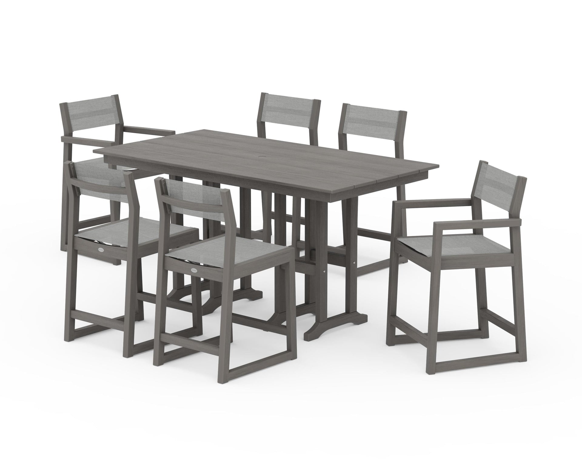 EDGE Sling 7-Piece Farmhouse Counter Set