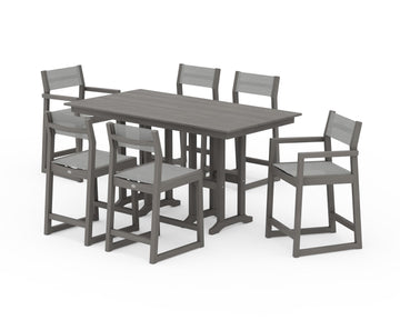 EDGE Sling 7-Piece Farmhouse Counter Set