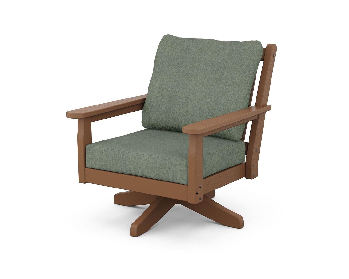 Chippendale Deep Seating Swivel Chair