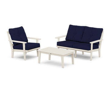 Oxford 3-Piece Deep Seating Set with Loveseat