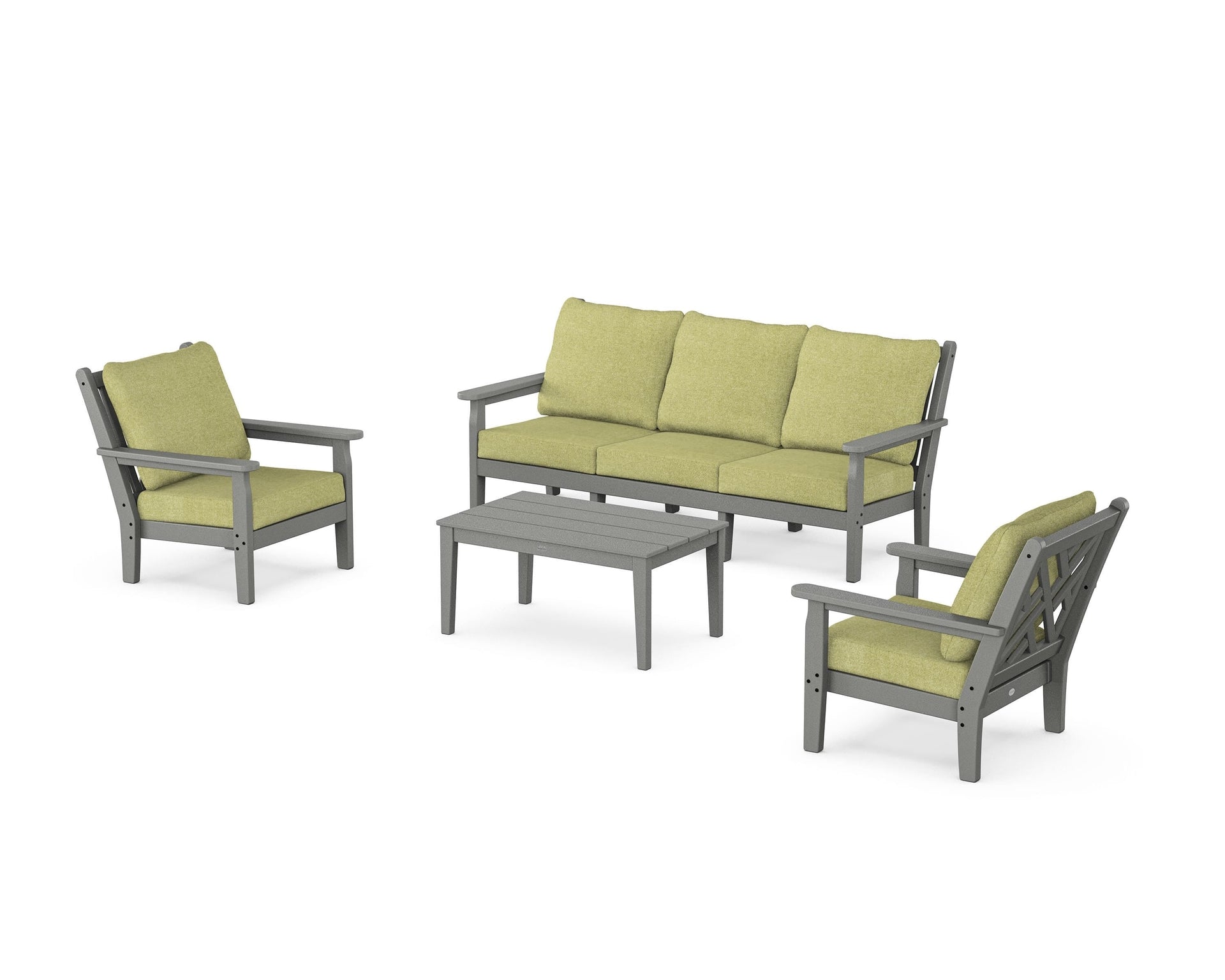 Chippendale 4-Piece Deep Seating Set with Sofa