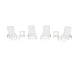Nautical Chaise 6-Piece Set with Wheels