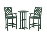 Wovendale 3-Piece Farmhouse Bar Set