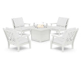 Wovendale 5-Piece Deep Seating Set with Fire Pit Table