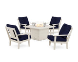 Prairie 5-Piece Deep Seating Set with Fire Pit Table