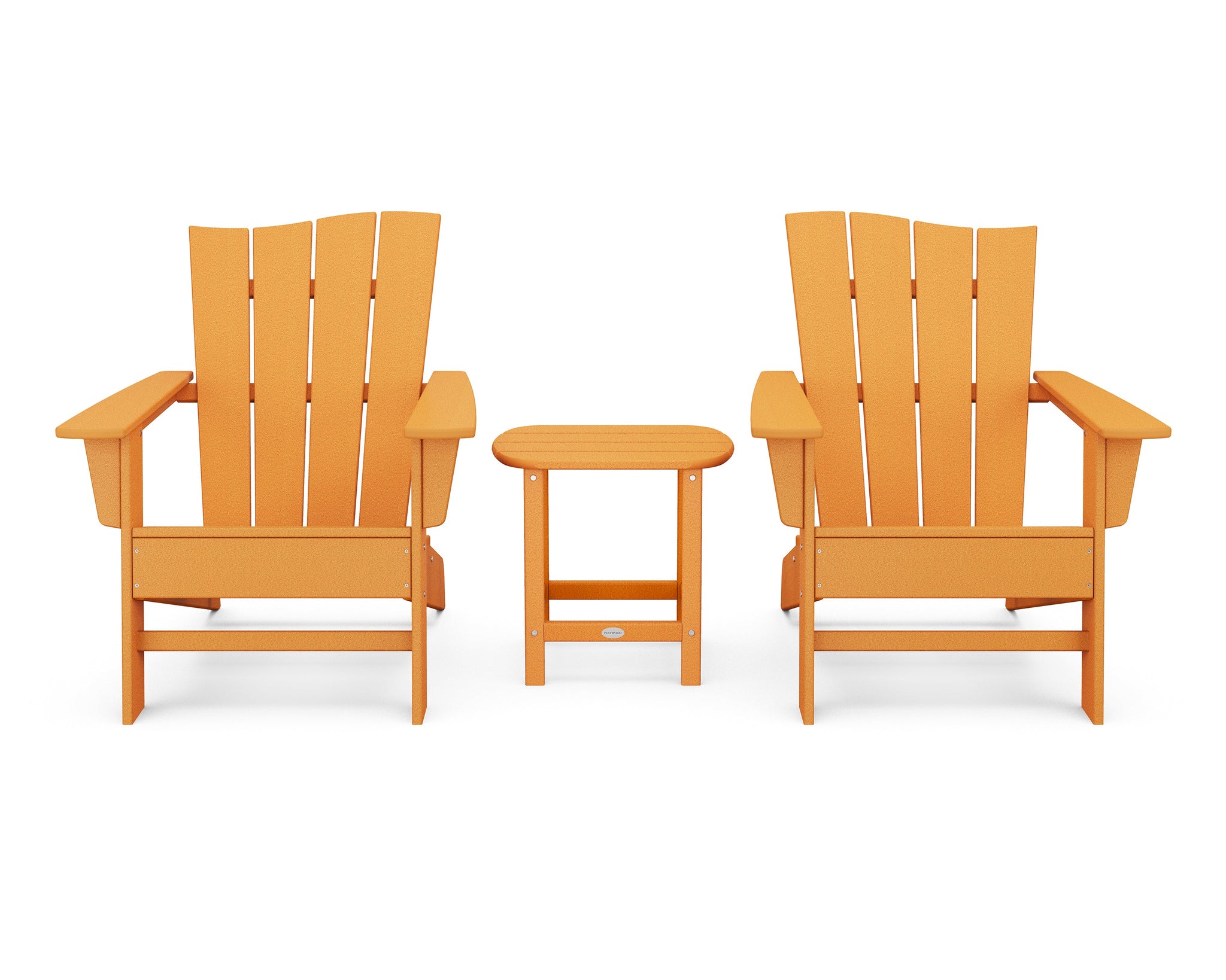 Wave 3-Piece Adirondack Chair Set