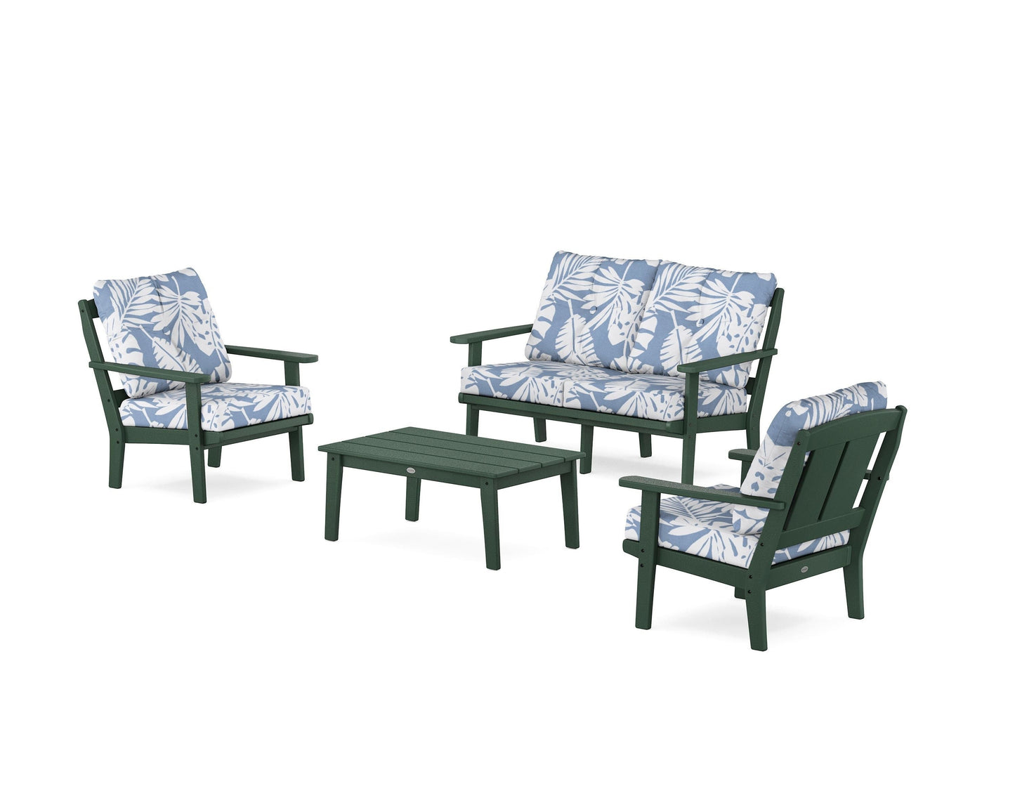 Mission 4-Piece Deep Seating Set with Loveseat