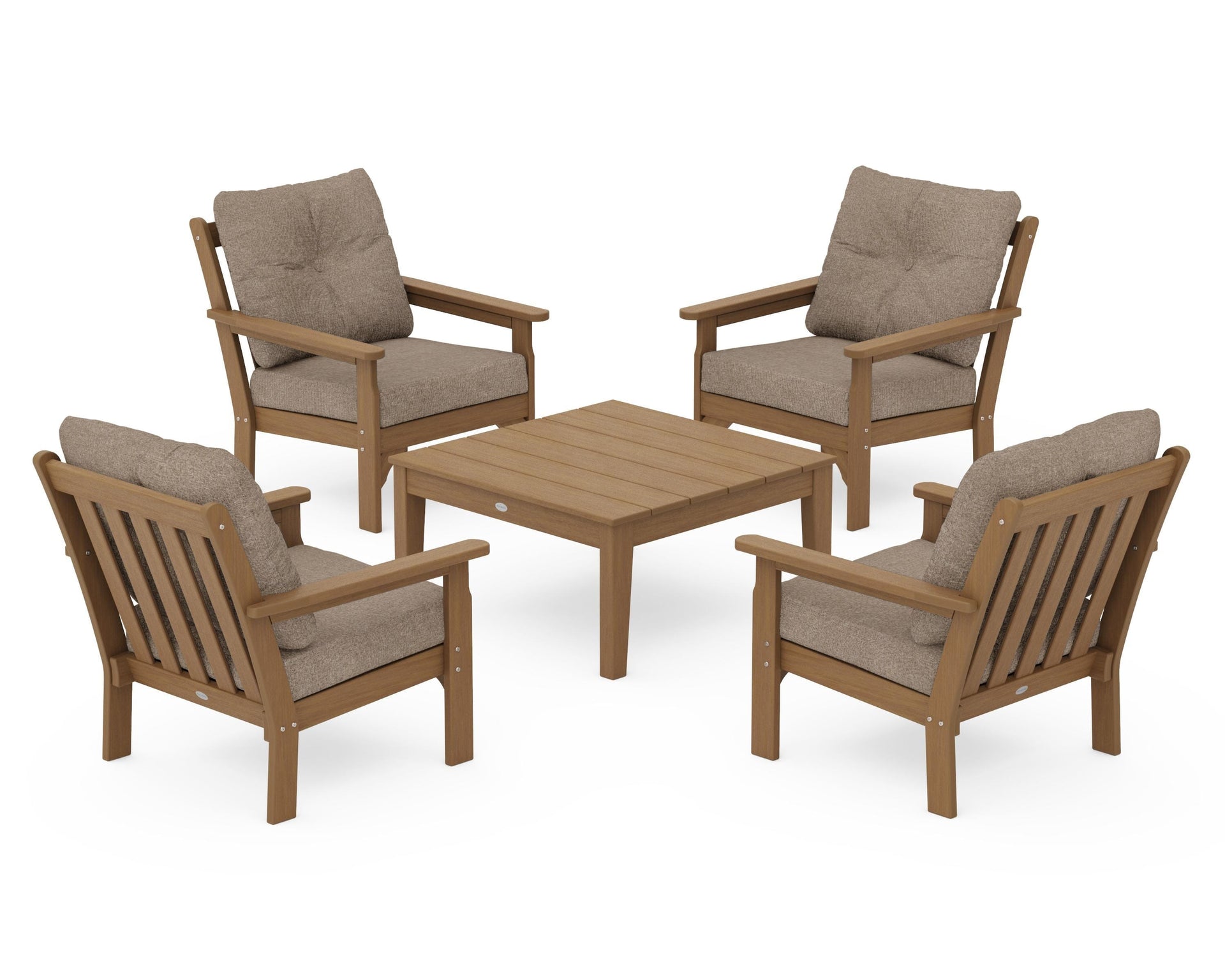 Vineyard 5-Piece Deep Seating Conversation Set