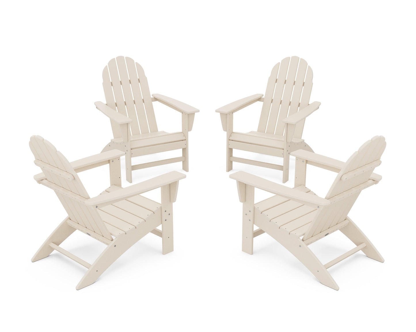 Vineyard 4-Piece Adirondack Conversation Set