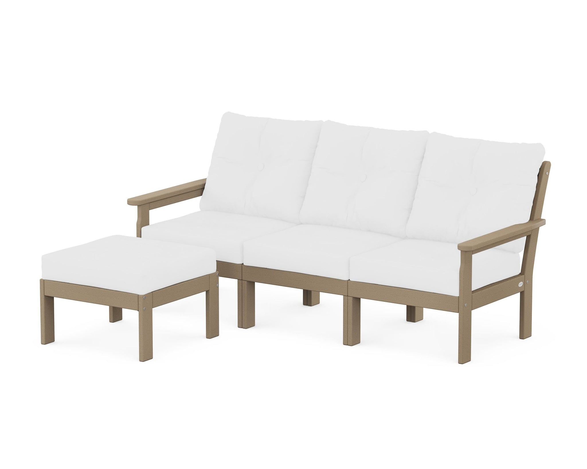Vineyard 4-Piece Sectional with Ottoman