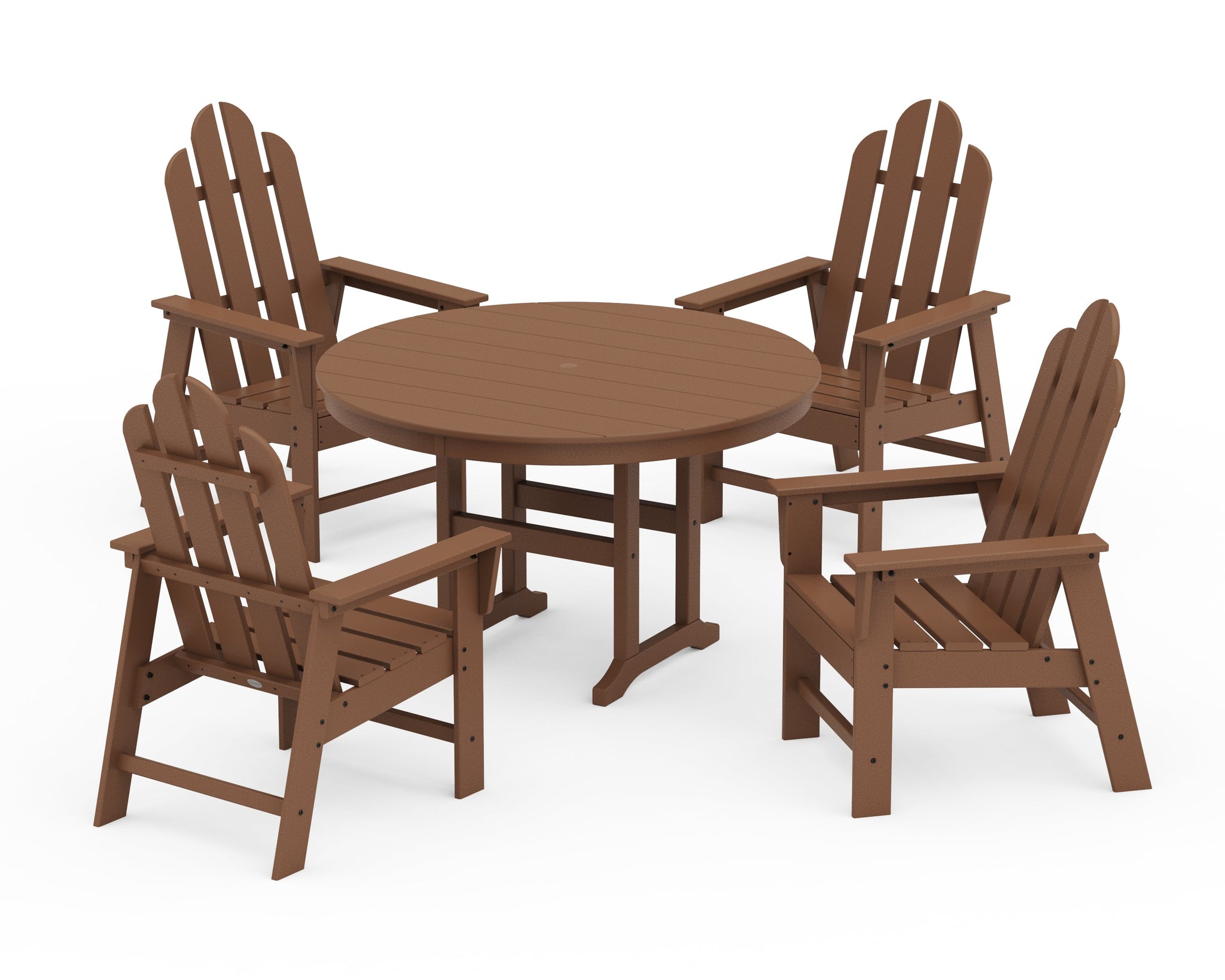 Long Island 5-Piece Round Farmhouse Dining Set