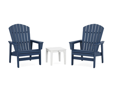 3-Piece Nautical Grand Upright Adirondack Set