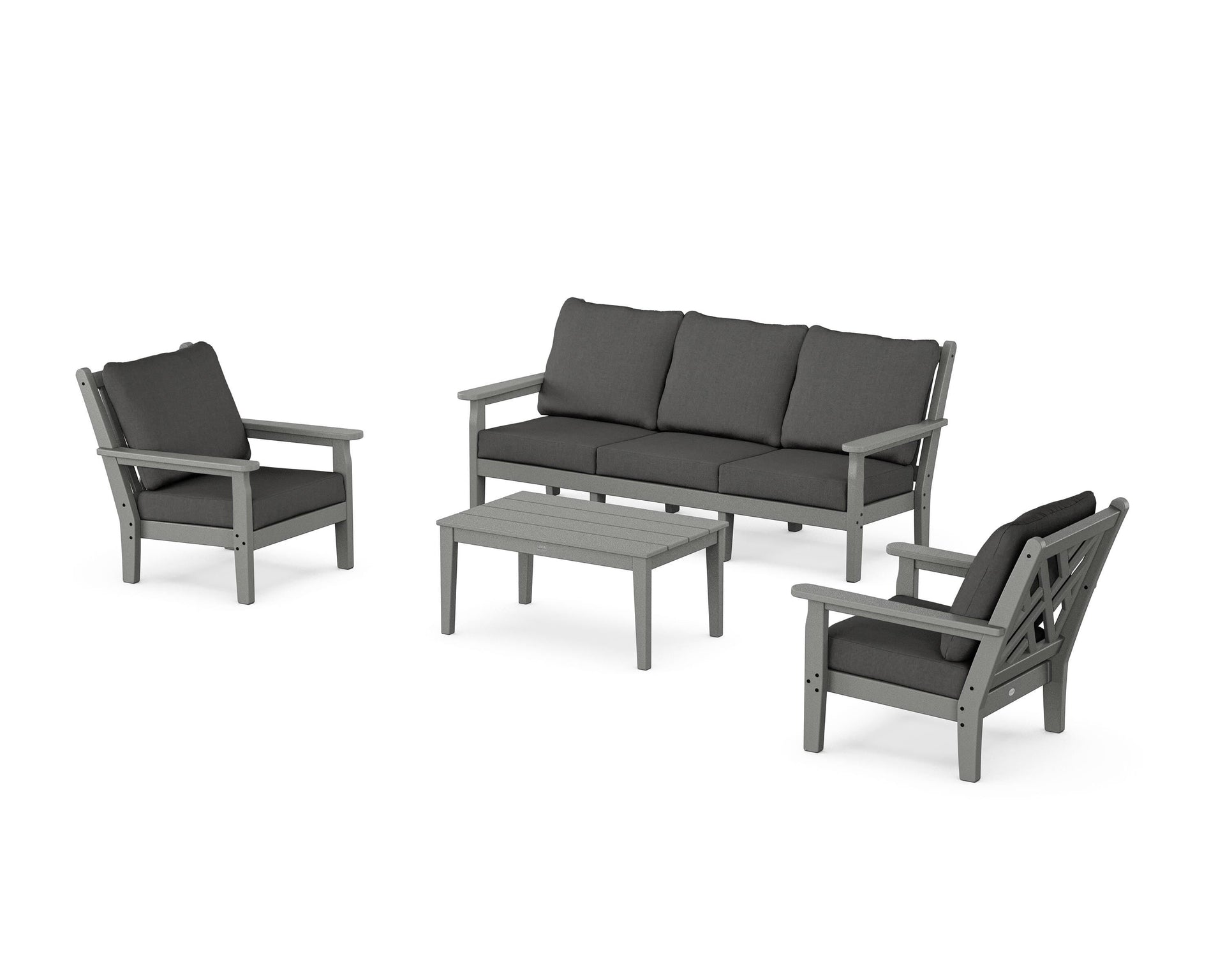 Chippendale 4-Piece Deep Seating Set with Sofa