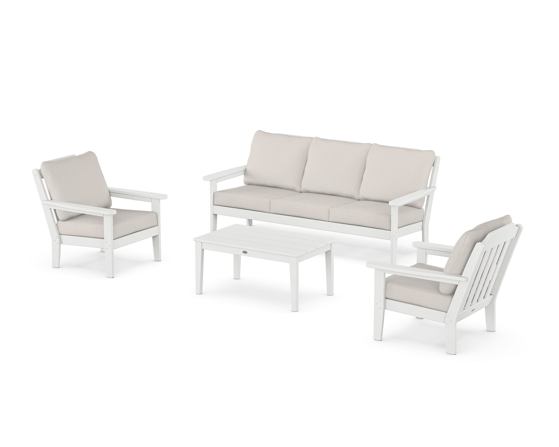 Cottage 4-Piece Deep Seating Set with Sofa