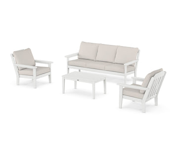 Cottage 4-Piece Deep Seating Set with Sofa