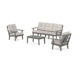 Prairie 4-Piece Deep Seating Set with Sofa