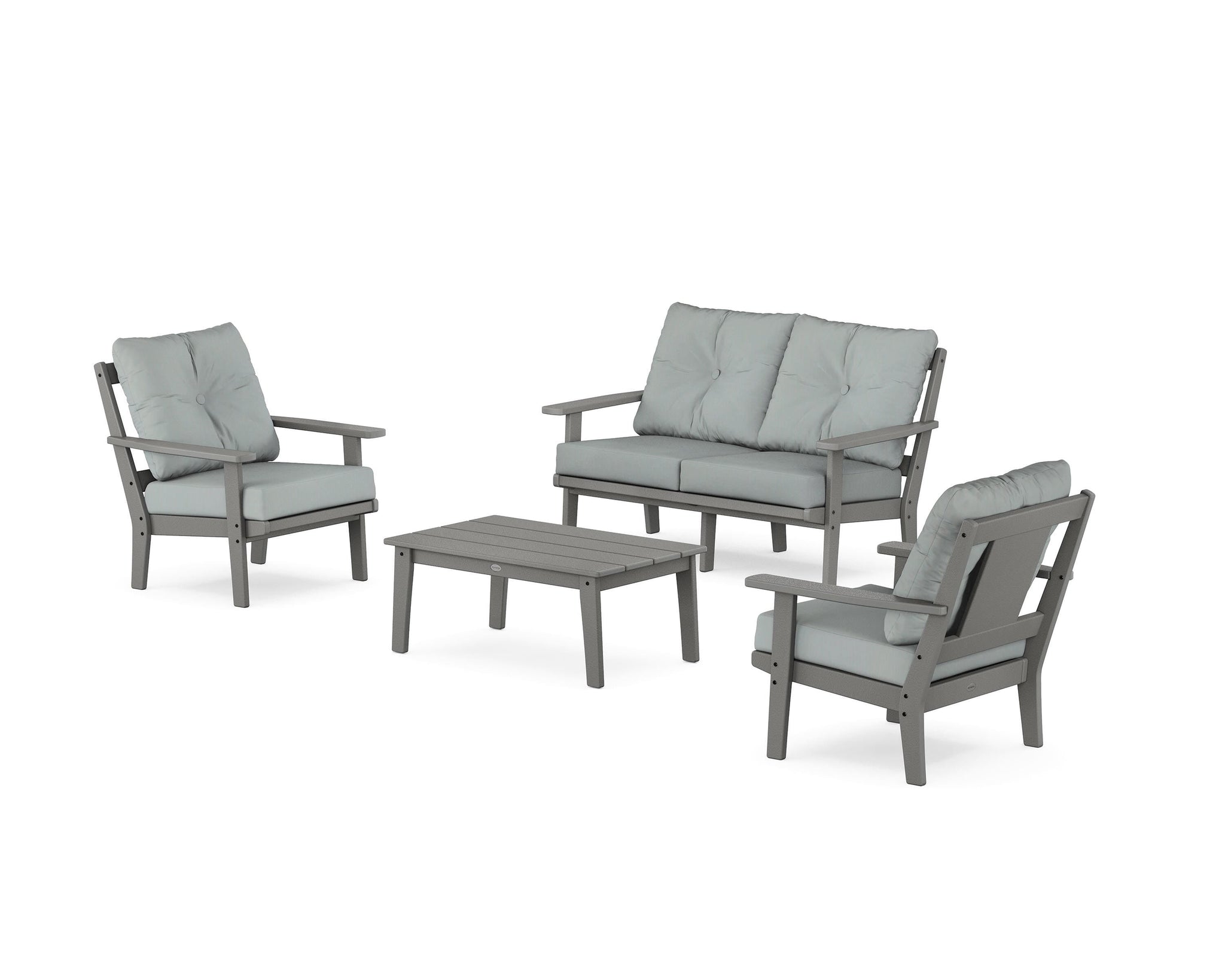 Prairie 4-Piece Deep Seating Set with Loveseat