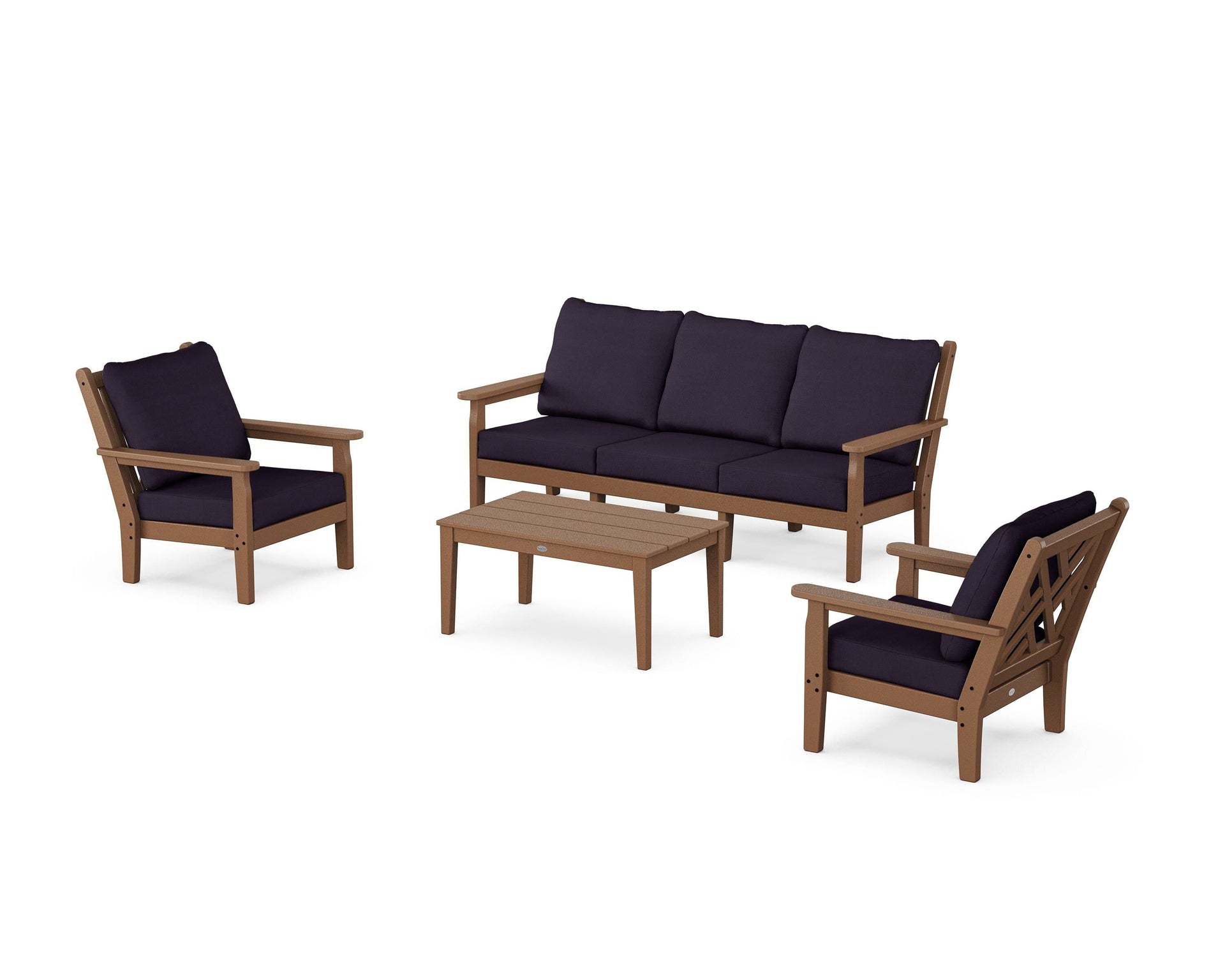 Chippendale 4-Piece Deep Seating Set with Sofa