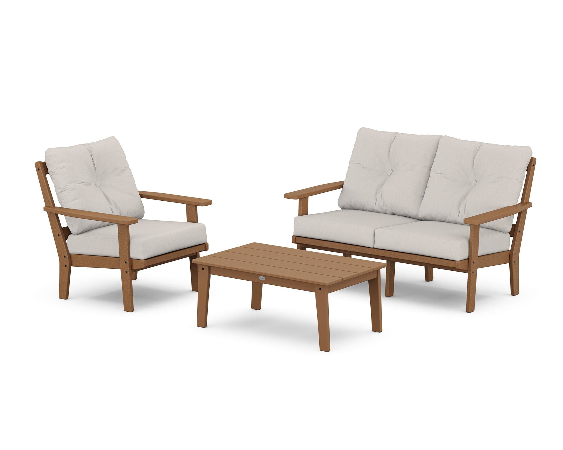 Oxford 3-Piece Deep Seating Set with Loveseat