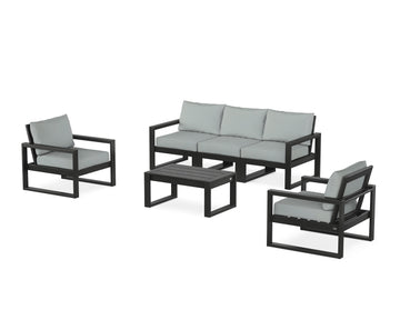 EDGE Sectional 4-Piece Deep Seating Set with Sofa