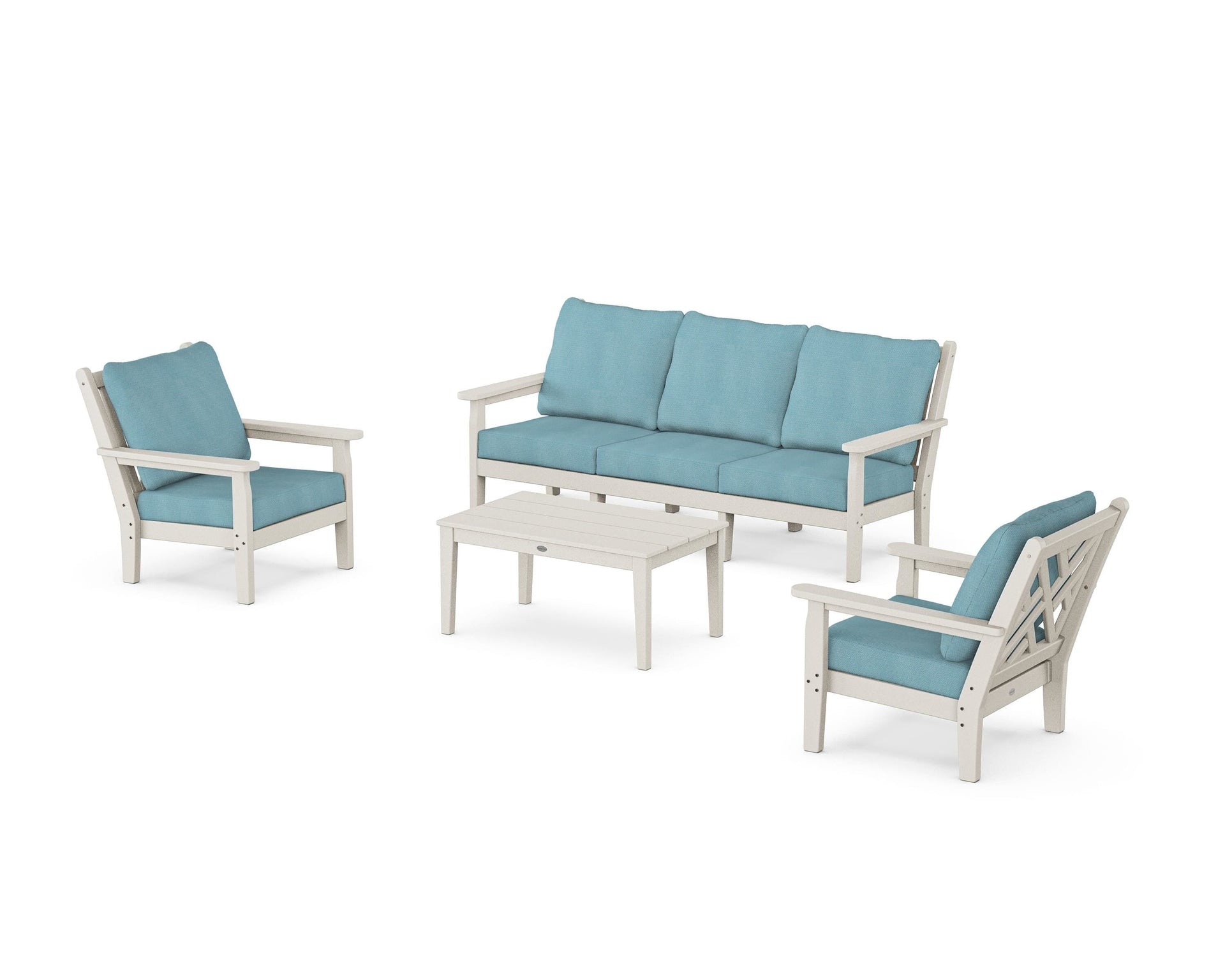 Chippendale 4-Piece Deep Seating Set with Sofa